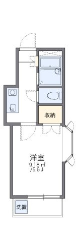 レオパレス立川第３の間取り