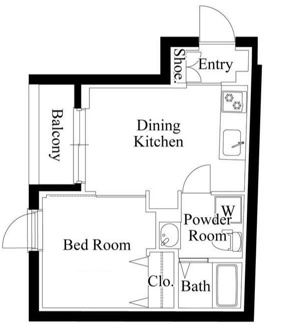 【間取り】 | ジュネス北千住Ｓ | 間取りです。