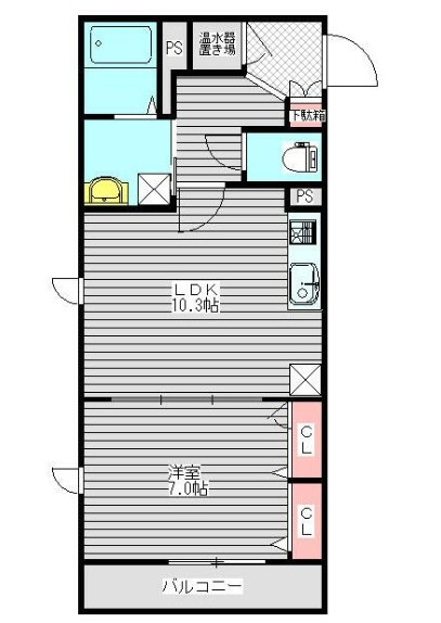 メゾンリビオンの間取り
