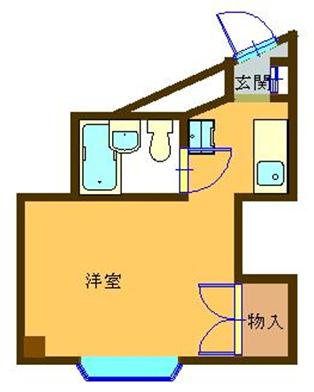 コーポロングワンの間取り