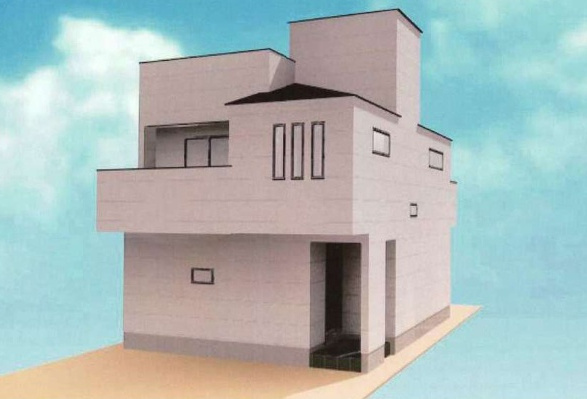 泉区岡津町 新築戸建N棟 5380万円の外観パース