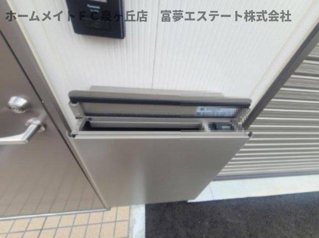 山大倉庫付事務所の設備|玄関ポスト