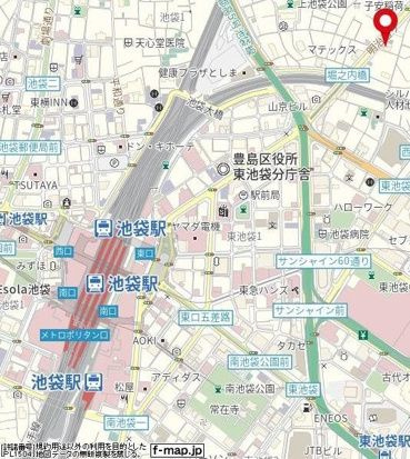 コスモ上池袋の地図