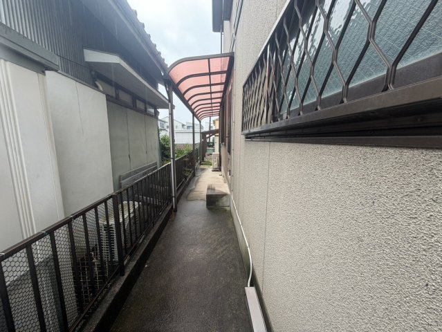 春見町戸建てのバルコニー