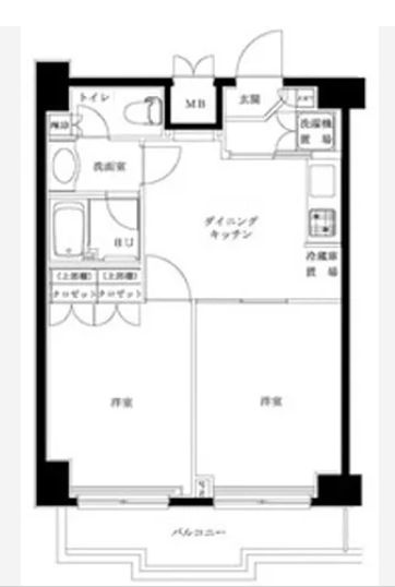 ルーブル森下弐番館の間取り