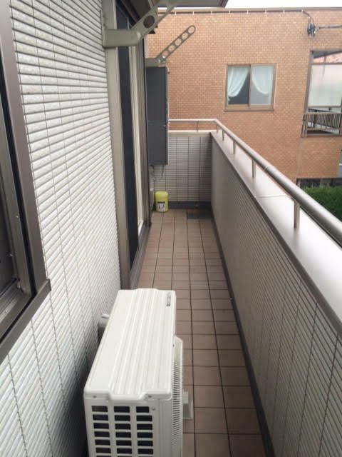 ラシーネ奥沢のバルコニー