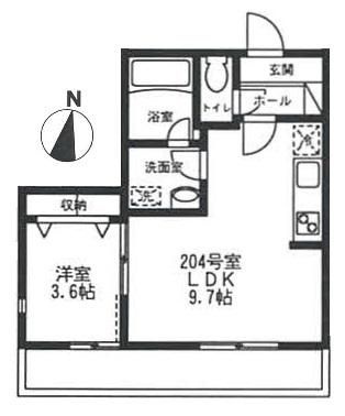 ラシーネ奥沢の間取り
