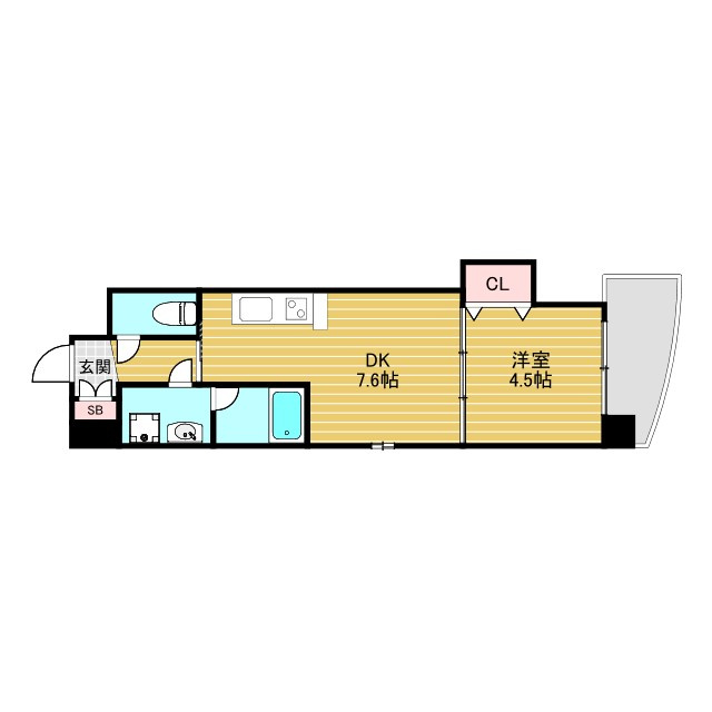 CASSIA新大阪の間取り