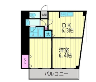 【間取り】 | 池上台コーポ | 間取りです。