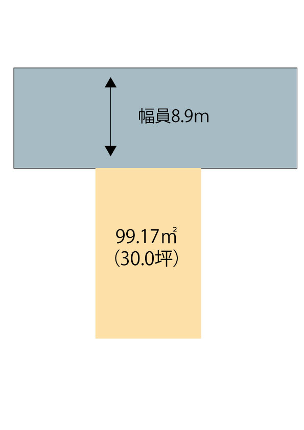 高崎市竜見町売土地の土地図