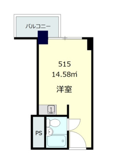 【間取り】 | アルベルゴ御茶ノ水 | 間取りです。