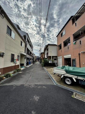 守口市金田町3丁目の前面道路含む現地写真
