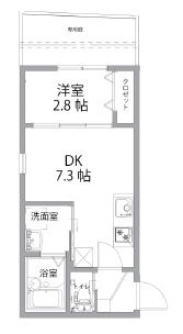 メゾンKPCの間取り