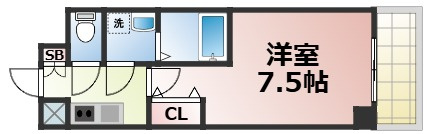 【間取り】 | グランデュール大今里西　仲介手数料無料