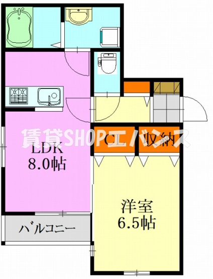 【間取り】 | ルーツ拾九番館
