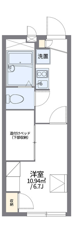 レオパレス友六の間取り