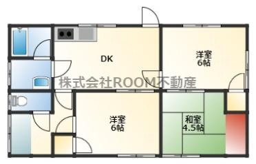 冨永貸家の間取り