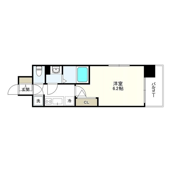 エスリード南森町の間取り