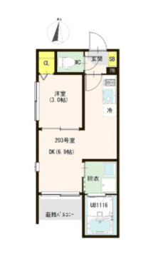 【間取り】 | ハーモニーテラス上篠崎Ⅲ