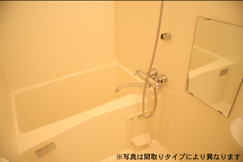 ウィルテラスなんば南の浴室