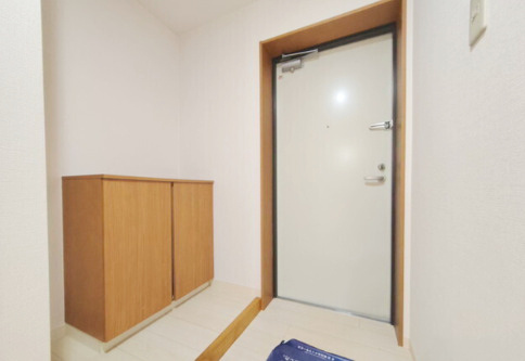 熊本市中央区黒髪１丁目の賃貸マンションの玄関|きれいな玄関です