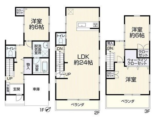 中古戸建の間取り
