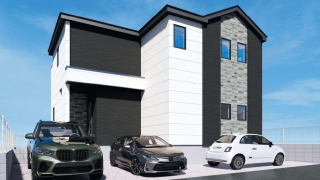 横浜市港南区日限山4丁目 新築戸建て【仲介手数料無料】カースペース3台