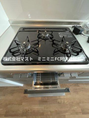 REBANGA上町台アパートメントのキッチン|他号室参考写真