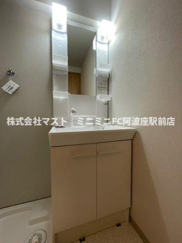REBANGA上町台アパートメントの洗面所|他号室参考写真