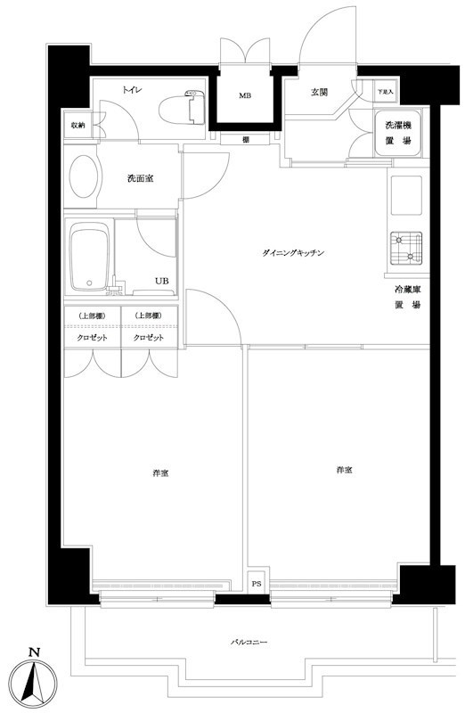 ルーブル森下弐番館の間取り