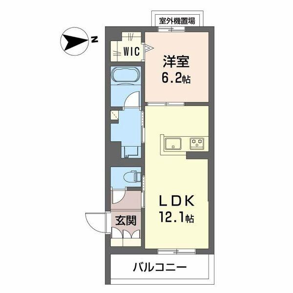 シャーメゾンエラブル梅田北の間取り