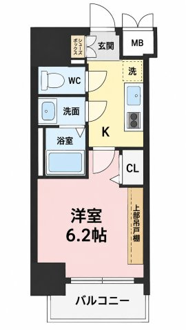 プレリス今池エルトリアの間取り