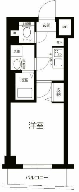 グリフィン・品川大井の間取り