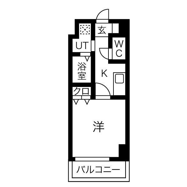 U-ro松屋町の間取り