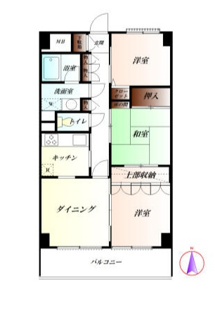 センチュリー熊谷の間取り