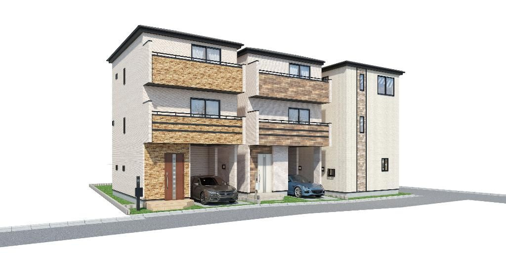 所沢旭町2期　全3棟　新築戸建　ハートフルタウン
