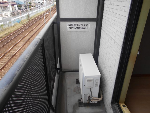 エステートIKEDAⅡのバルコニー