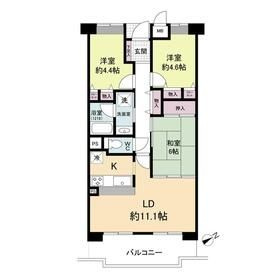 ＮＴＰＲレジデンス甲子園四番町の間取り