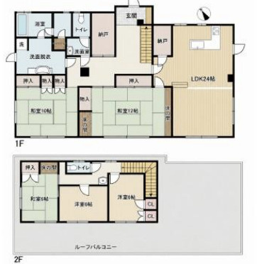 【間取り】 | 久喜市上内　中古戸建