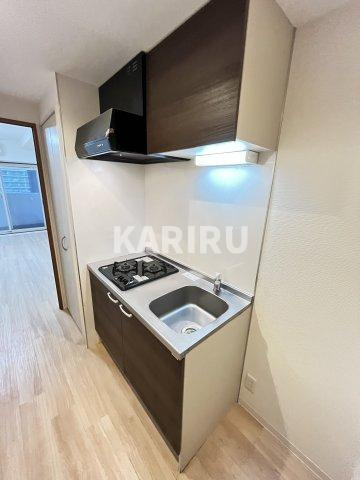 イデアル城東のキッチン|コンパクトなキッチンで掃除もラクラク