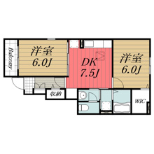 【間取り】 | ドエル富里　Ａ