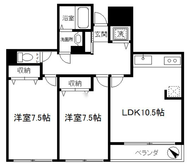 仲介手数料無料！駅近＆設備充実。の間取り