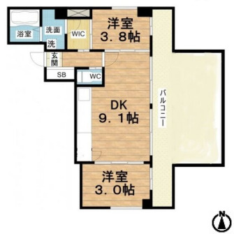 Trustman　Horie　堀江小学校区の間取り|トラストマン堀江　間取り