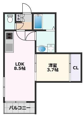 【間取り】 | ハーモニーテラスRen相川