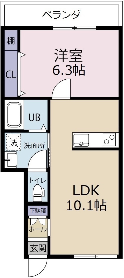 サンキュ八万の間取り