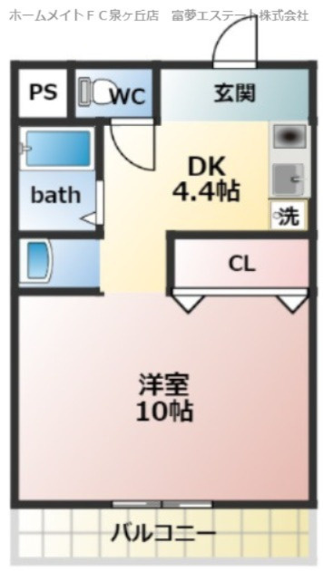 フルーリ深井の間取り