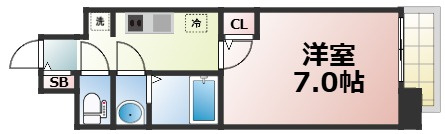 【間取り】 | プラ・ディオ新深江　仲介手数料無料