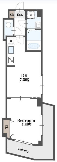 soare幕張2ndの間取り