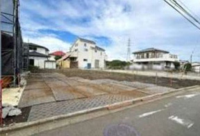 泉区和泉町 土地 6480万円の前面道路含む現地写真