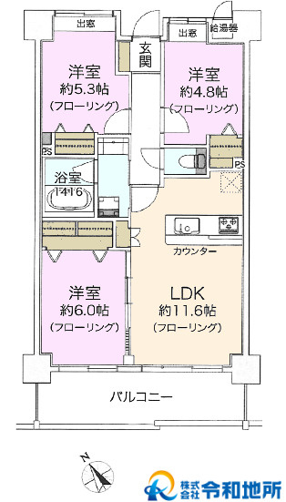 ライオンズプラザ茅ヶ崎駅前の間取り